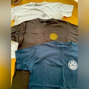 3 Vans T-shirts, all like new!